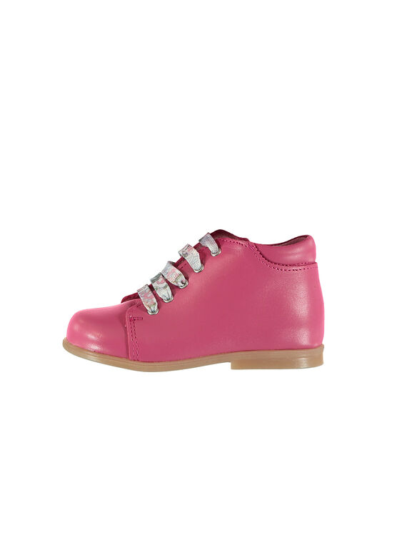 Stiefeletten aus Leder für draußen Babys Mädchen FBFBOTFUSH / 19SK3741D0F304