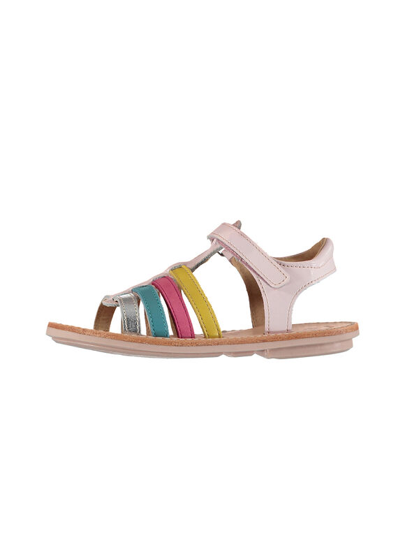 Sandalen mit mehreren Riemchen für draußen Mädchen FFSANDMIN4 / 19SK35D2D0E030