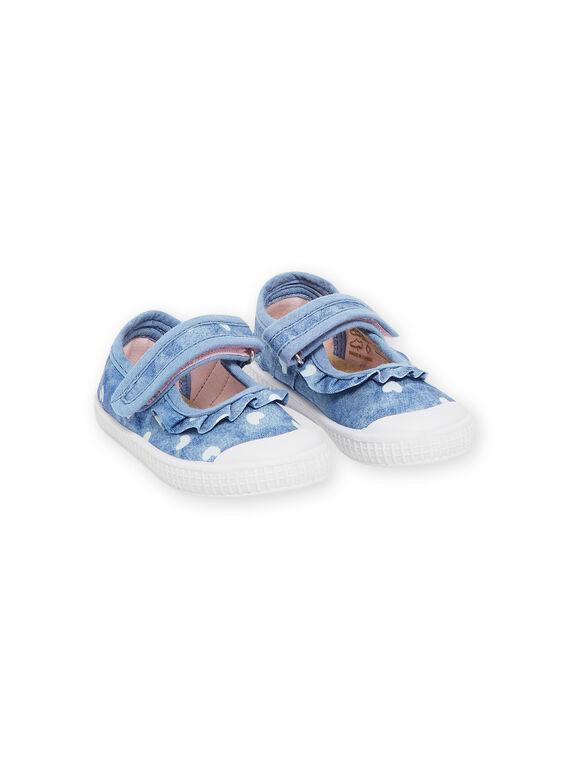 Blaue Babies mit Herz- und Rüschenmuster RITOILCOEUR / 23KK3771D17C201