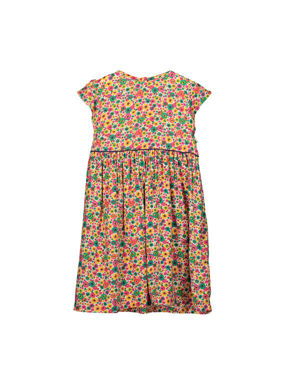 Kurzärmeliges Kleid für Mädchen FAJOROB8 / 19S90137ROB099