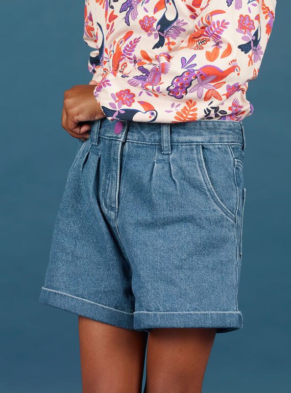 Jeans-Shorts für Mädchen MAPASHORT / 21W901H1SHOP269