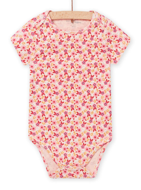 Rosafarbener Baby Mädchen-Bodysuit NEFIBODROS / 22SH13J1BDL307
