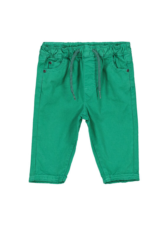 Grüne Babyhose für Jungen FUJOPAN3 / 19SG1033PANG603