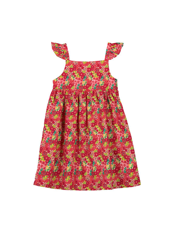 Bedrucktes Liberty-Kleid für Mädchen FAYEROB2 / 19S901M1ROB099