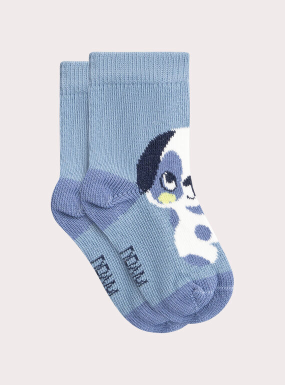 Socken mit Hundemuster für Baby Jungen  VYUGACHO / 24WI10G3SOQC237