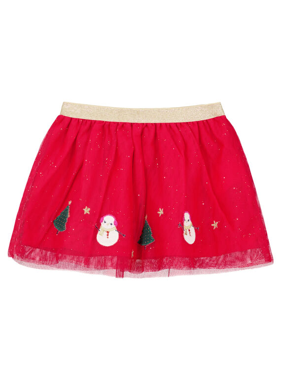 Paillettenbesetzter Tüll-Rock für Babys Mädchen GINOJU / 19WG09V1JUPF521