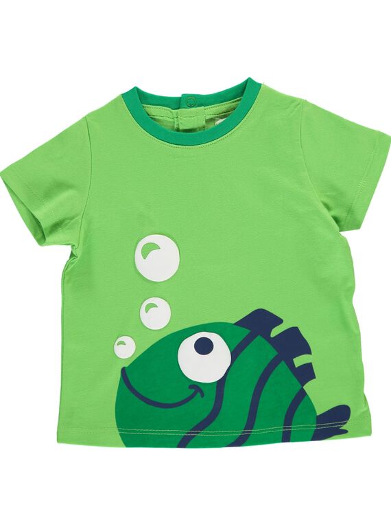 Baby boys' short-sleeved T-shirt CUJOTI11 / 18SG10S5TMC615