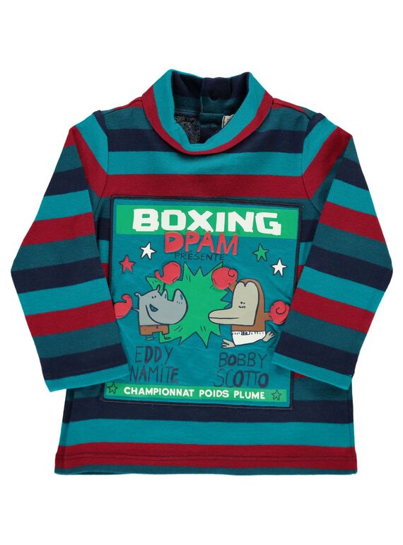 Baby boys' fancy polo neck DUTRISOUP / 18WG10D1SPL099