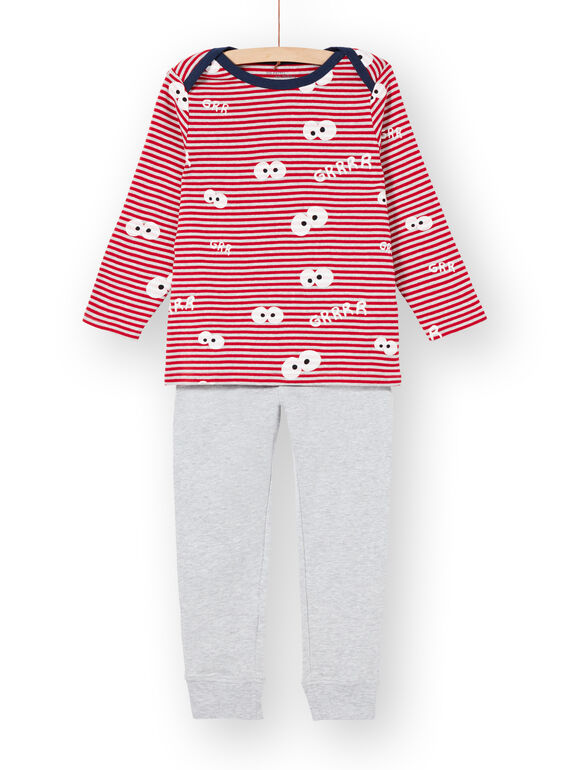 Phosphorescent Jungen-Pyjama in gestreifter Rippung LEGOPYJEYE / 21SH1259PYJ050