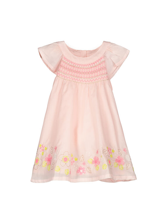 Baby-Hängerchenkleid für Mädchen FIPOROB1 / 19SG09C1ROB307