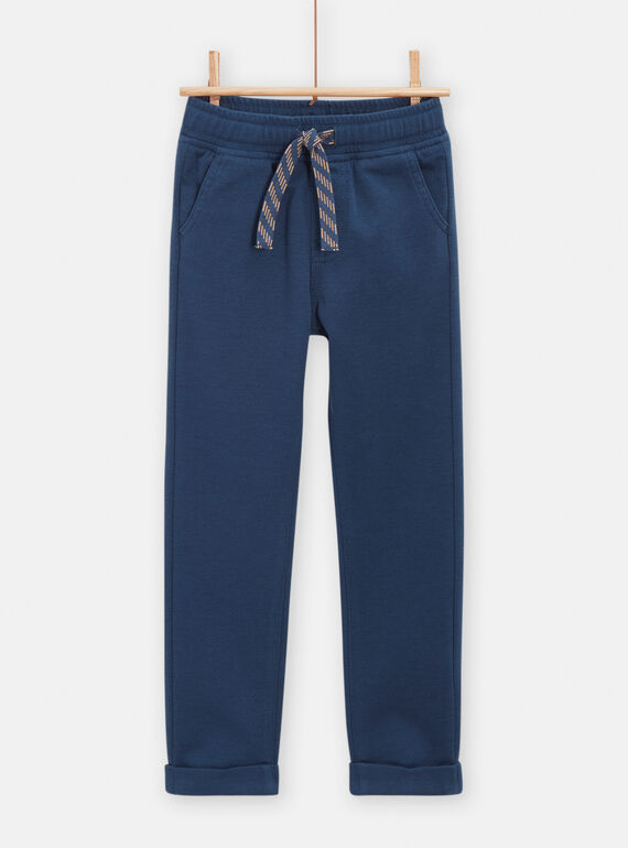 Jungen-Hose in Schieferblau VODAPAN2 / 24W90221PANC203