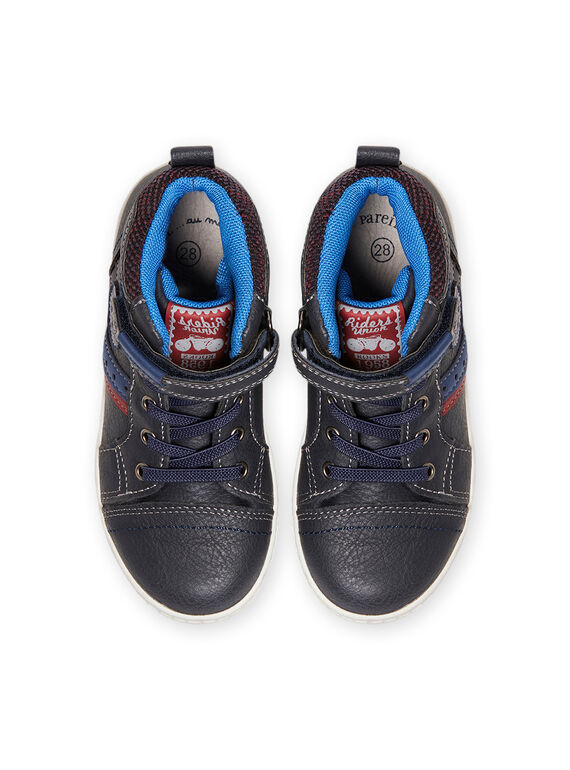 Kind Junge marineblaue sportliche Turnschuhe MOBASGI / 21XK3672D3F070