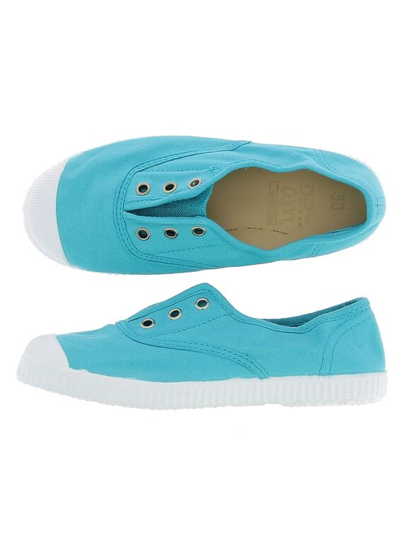 Girls' canvas trainers CFTENHERB3 / 18SK35O7D16202