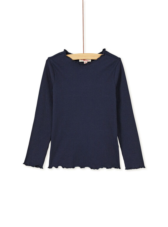 Navy LONGSLEEVE T-SHIRT KAJOUTEE2 / 20W90136D32070