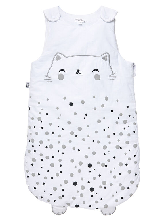 Wattierter Babyschlafsack mit Kätzchenmotiv zur Geburt, unisex JOU1GIG1 / 20SF42J2TUR000