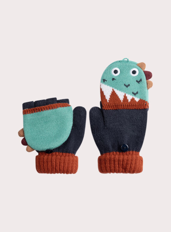 Monster-Fäustlinge für Jungen  VYOGROGAN / 24WI02M1GANC235