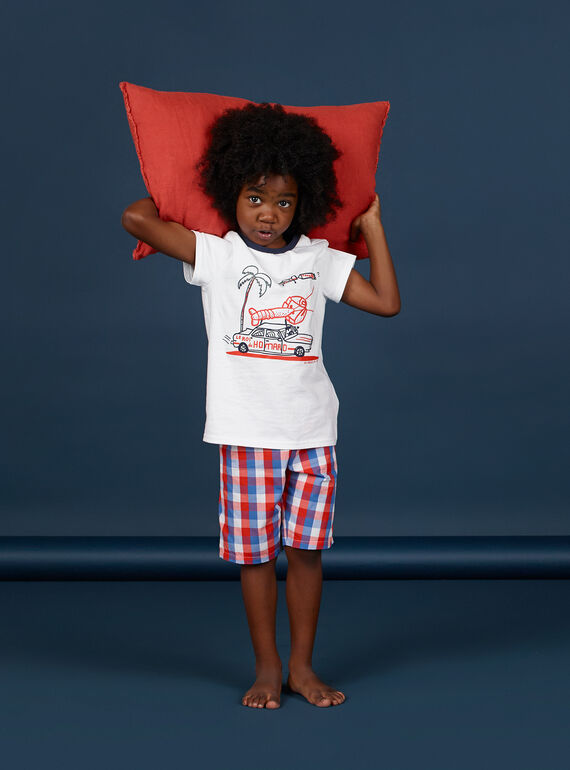 Weißer Pyjama Kind Junge LEGOPYCOMAR / 21SH12C3PYJ000