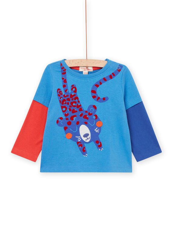 T-Shirt mit Leopardenmuster RUNAUTEE3 / 23SG10N2TMLC228