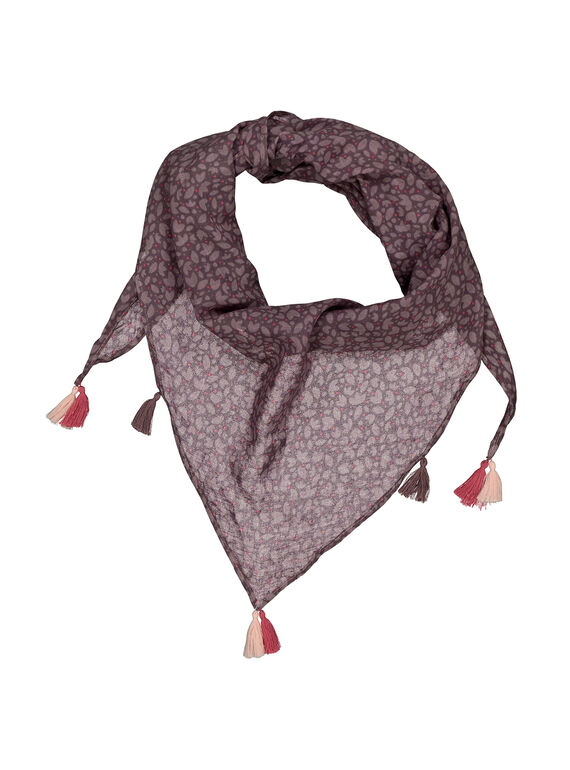 Halstuch mit Pompons für Mädchen FYAJOUFOUL / 19SI01T1FOU099