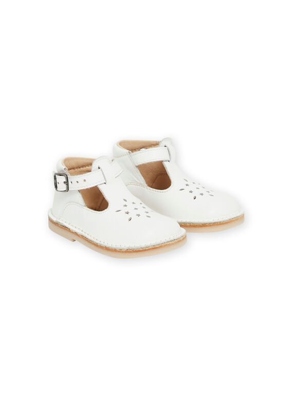 Baby Junge weiße perforierte Pumps NUSALBASIB / 22KK3852D13000