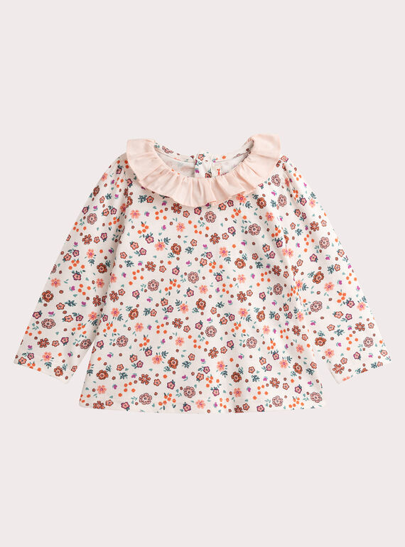 Blumen-BH mit langen Ärmeln für Baby Mädchen  VIKOBRA / 24WG0931BRA002