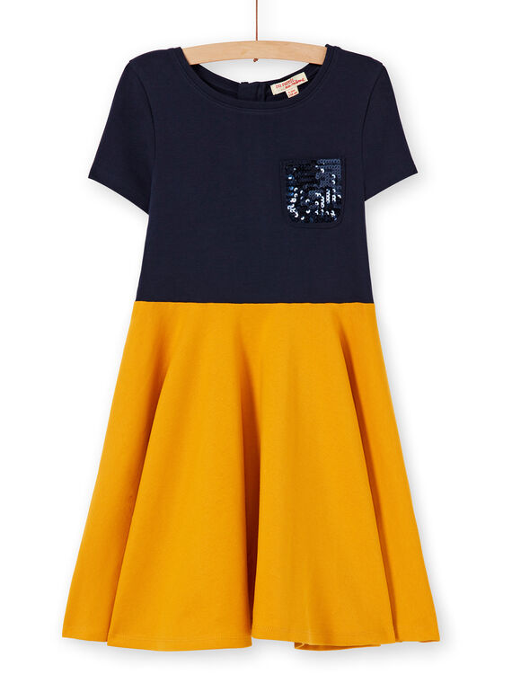 Skating-Kleid in milano bicolor LAJOROB2 / 21S90134D2FC205