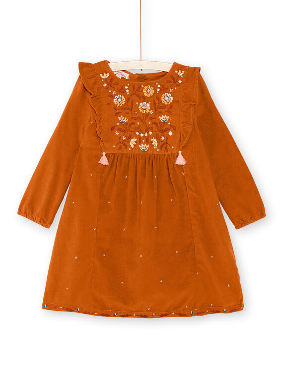 Light brown DRESS KAGOROB2 / 20W901L4ROB420
