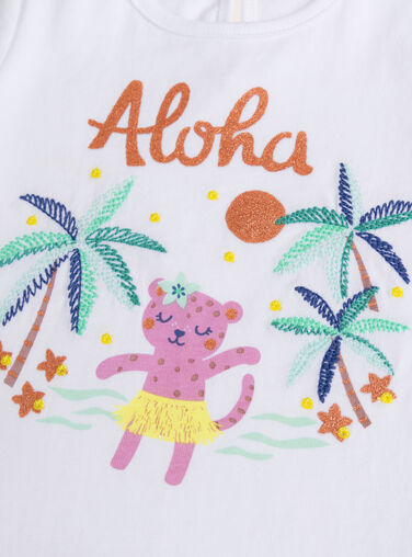 White TEE SHIRT SS WITATI / 25SG09U1TMC000