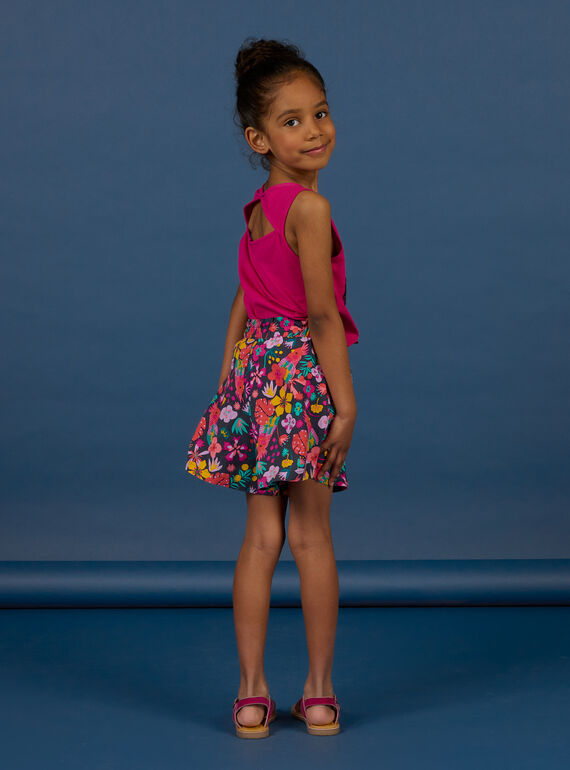Kind Mädchen mehrfarbige Shorts NAWASHORT1 / 22S901V2SHOC211