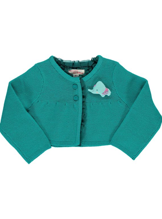 Baby girls' bolero cardigan CIDOUCAR1 / 18SG09J1CAR202