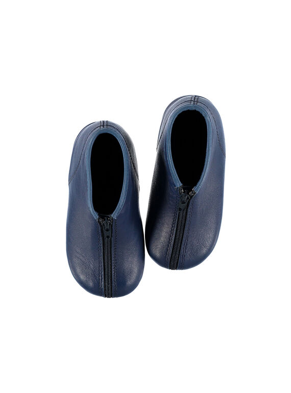 Halbstiefel aus Leder für Babys Jungen FBGBOBEBE / 19SK3835D0AC218