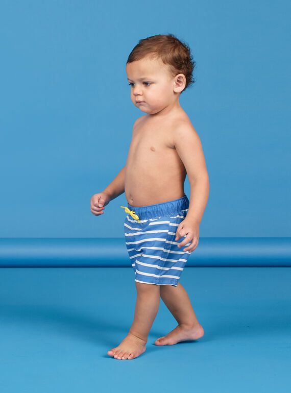 Blaue und weiße Badeshorts Baby Boy LYUMER1 / 21SI10DEMAIC238