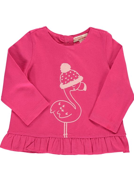 Baby girls' long-sleeved T-shirt DIJOTEE2 / 18WG0932TML310