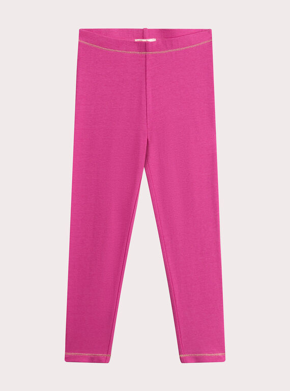 Rosa Leggings für Mädchen  VYAJOLEG2 / 24WI01G4CAL030