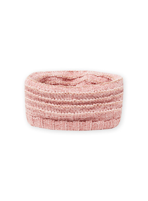 Rosa Chenille-Schlüpfer Kind Mädchen MYAROSNOO / 21WI0154SNOD332
