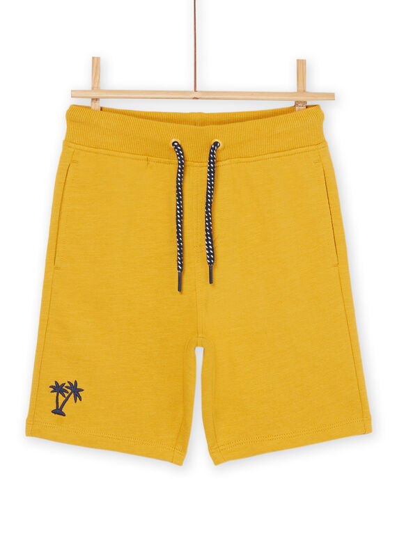 Gelbe Fleece-Shorts ROJOBER2 / 23S90293BERB105