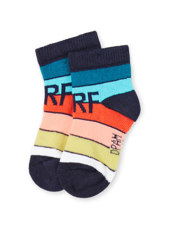 Mehrfarbig gestreifte Socken für Baby-Jungen LYUBONCHO1 / 21SI10W1SOQ717