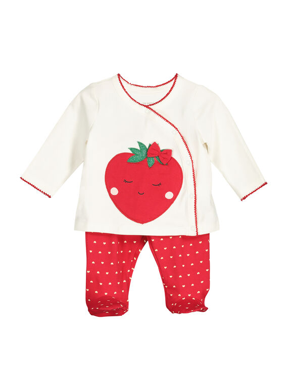Pyjama aus Baumwolle für Babys Mädchen FEFIPYJFRA / 19SH1391PYJ001