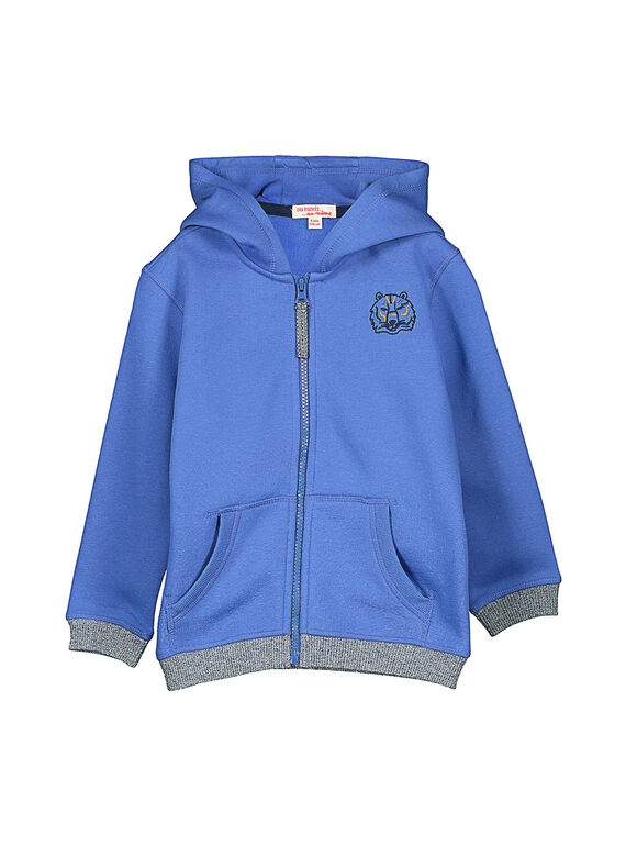 Hoodie mit Reißverschluss für Jungen FOJOJOH4 / 19S902Y4D33C212