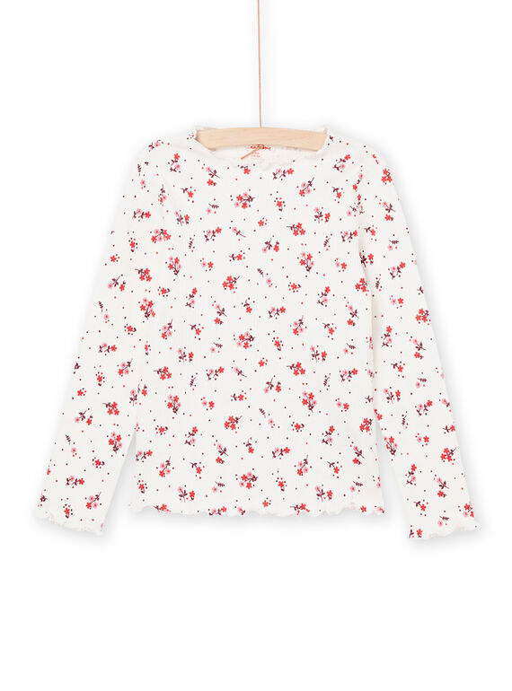 Langarmshirt aus RIB in Ecru PAJOUTEE4 / 22W901BDTML001