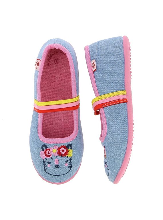 Girls' ballet pump slippers CFBALTIGR / 18SK35X4D07C218
