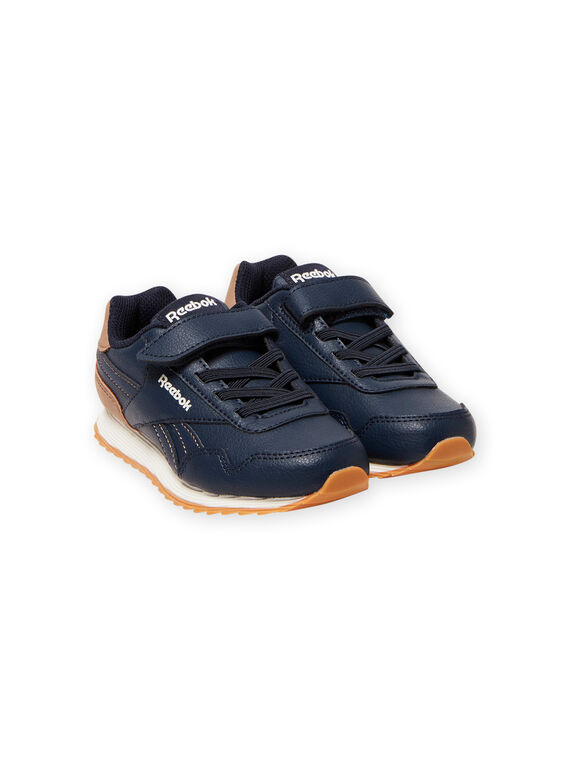 Reebok marineblaue Turnschuhe mit braunen Details Kind Junge MOG58316 / 21XK3644D36070