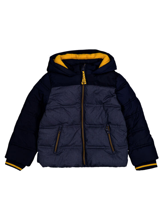 Bi-Color Steppjacke Marineblau und Blau meliert GOGRODOU4 / 19W902G4BLO070