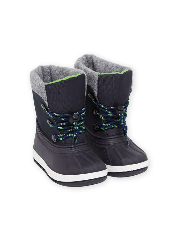 Geschnürte Bergstiefel Kind Junge MOMONTUNI / 21XK3691D3N070
