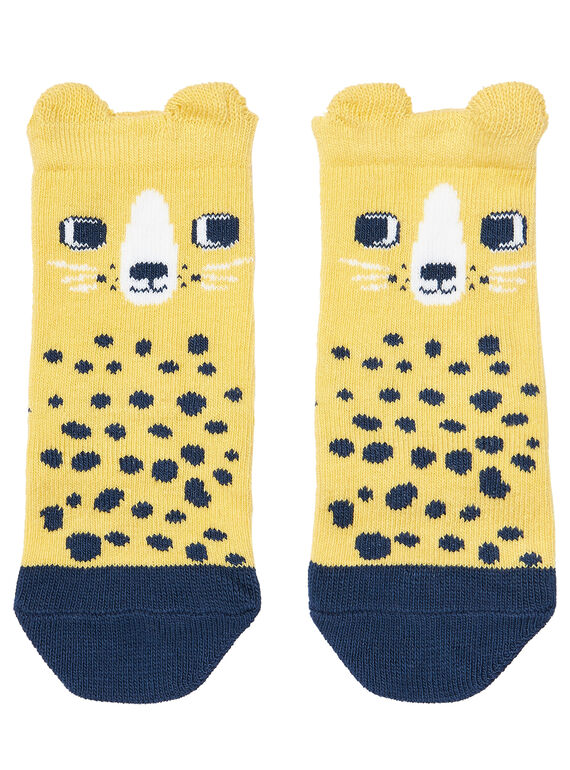 Gelbe Babysocken für Jungen JYUTROCHO1 / 20SI10F2SOQB114