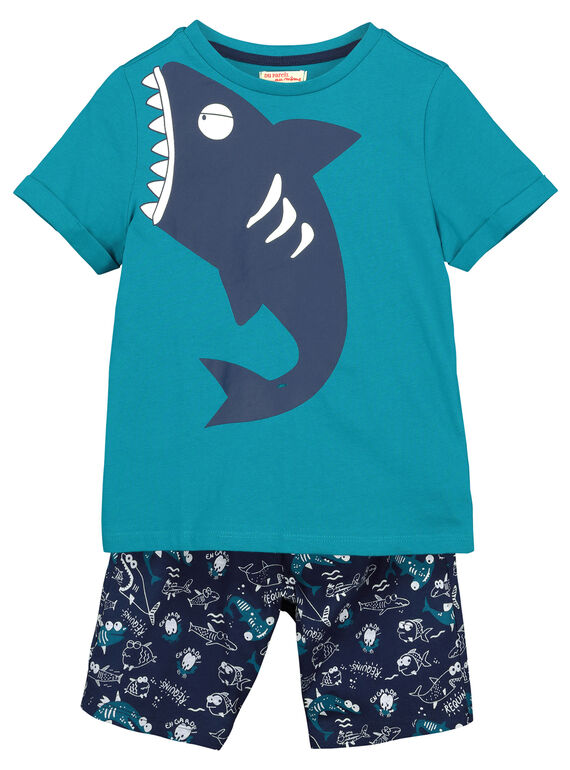 Set aus T-Shirt und Shorts für Jungen FOPLAENS3 / 19S902P3ENS210