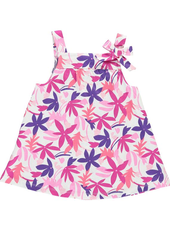 Baby girls' strappy dress CIPLAROB / 18SG09Q1ROB099