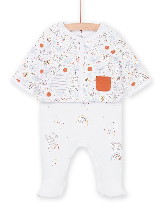 Jumpsuit und Weste mit ausgefallenem Aufdruck. ROU1ENS3 / 23SF0561ENS000