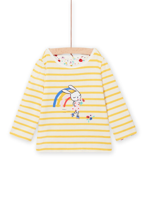 Wende-T-Shirt für Baby Mädchen mit Kaninchendruck NILUTEE / 22SG09P1TML001