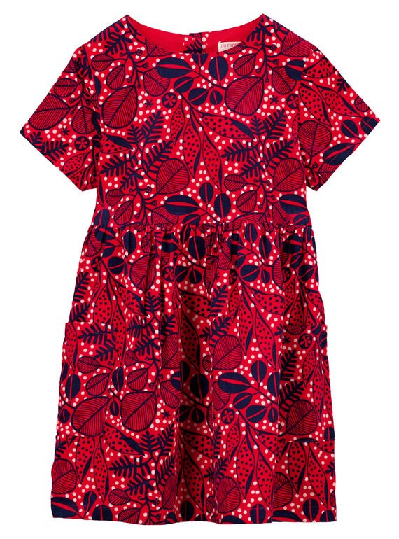 Bedrucktes Feincord-Kleid GATRIROB1 / 19W901J4ROBF512